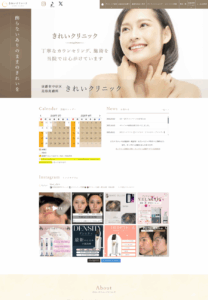 日常生活への早期復帰を想定した施術が豊富「きれいクリニック」